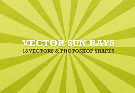 Vector Sun Rays