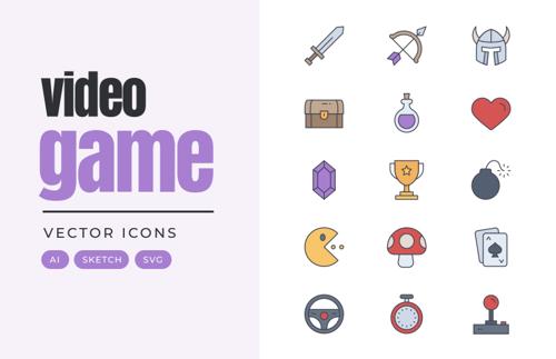 Video Game Vector Icons
