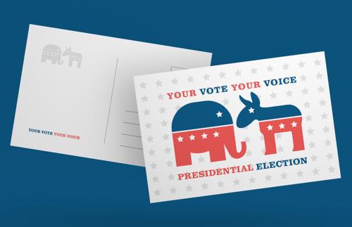 Vote Postcards Templates