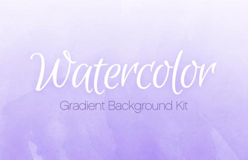 Watercolor Gradient Background Kit