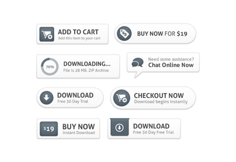 Web Button Set 2 (Coded)