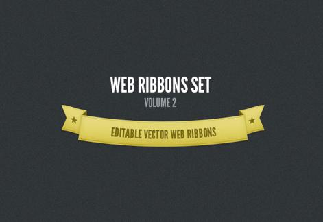 Web Ribbons Set - Vol 2