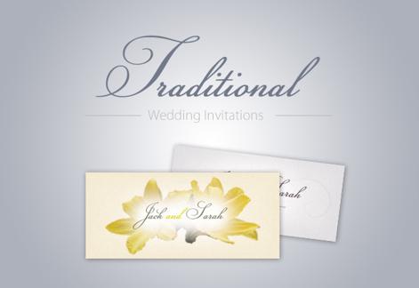 Traditional Wedding Invitations