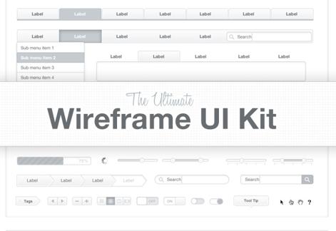 The Ultimate Wireframe UI Kit