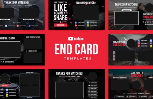 YouTube End Card Templates