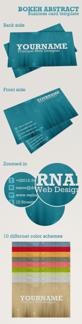 Abstract Bokeh Business Cards