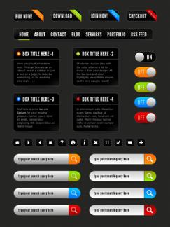 Bold Web Elements UI Set