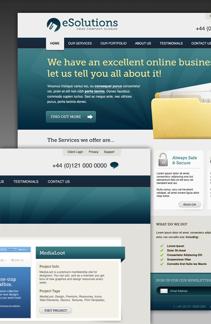 Corporate Business Website Layout