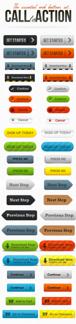 Call To Action Button Collection
