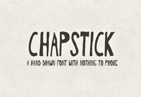 Chapstick Font