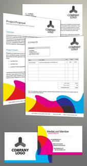 CMY Business Stationery Pack