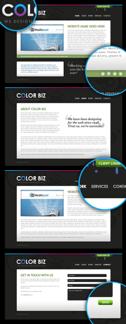 Dark And Vibrant Website Template