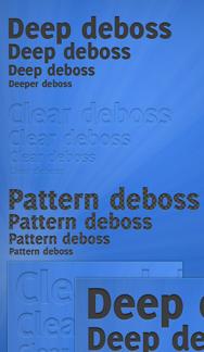 Elegant Debossed Photoshop Text Styles