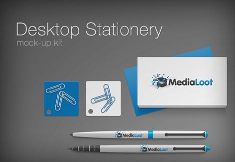 Desktop Stationery Mockup Kit