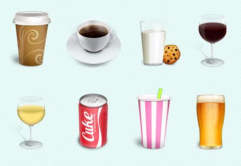 Drinks Detailed Icon Pack