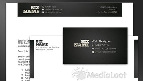 Two Free Corporate Identity Sets (Basic Style & Ultra-Minimal)