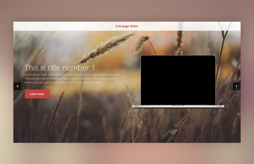 Full-page jQuery slideshow
