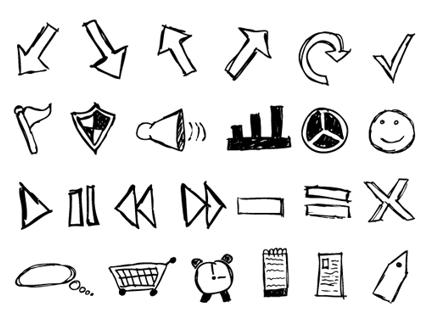 Hand-Drawn Sketch Icon Set - Part II