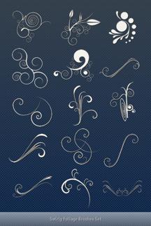 Foliage and Swirls Brushes Set 1
