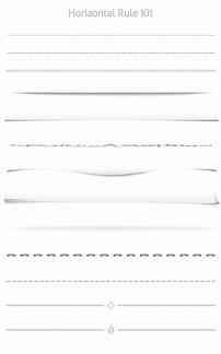 Horizontal Rule & Page Shadow Kit