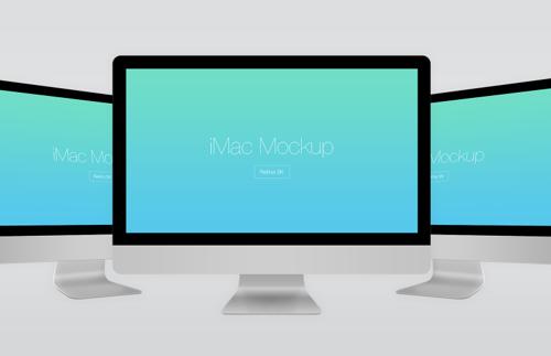iMac Retina 5K Mockup