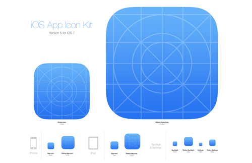 iOS 7 App Icon Kit