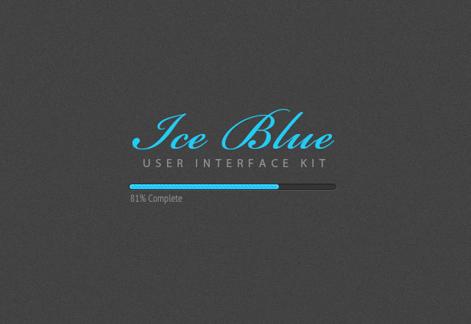 Ice Blue UI Elements