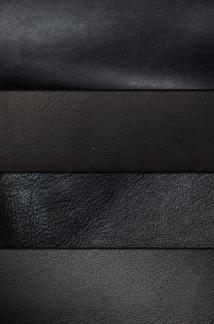Ultra-Smooth Black Leather Textures