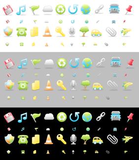 Satin Icon Set - Part 3