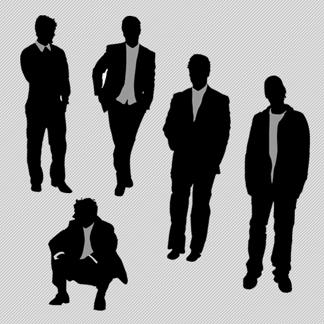 All-Purpose Male Vector Silouhettes