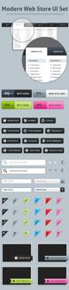 Modern Web Store UI Set