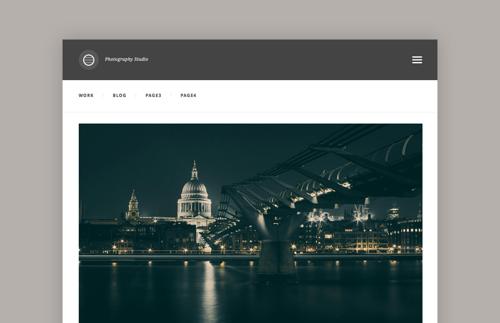 Photography Studio Wordpress Theme