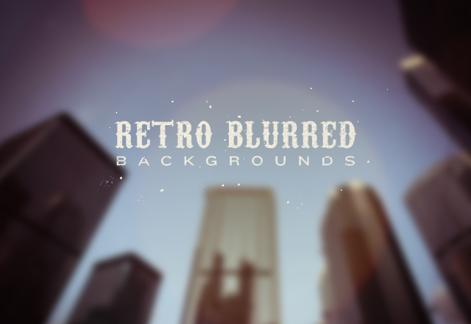Retro blurred backgrounds