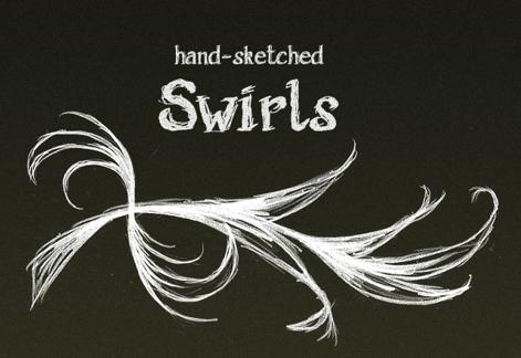 Hand-Sketched Swirls