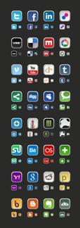 30+ New Social Media Icons