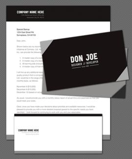 Typographe - Stationery Pack