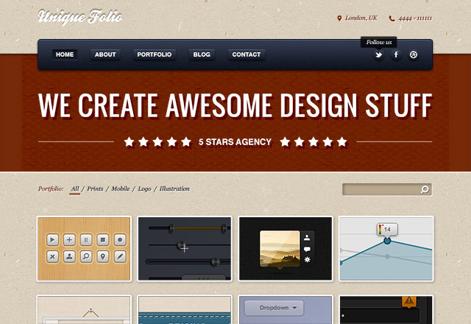 Vintage Portfolio Template