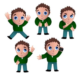 Cartoony Vector Characters - Guy