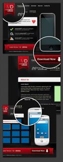 Mobile App Website Template