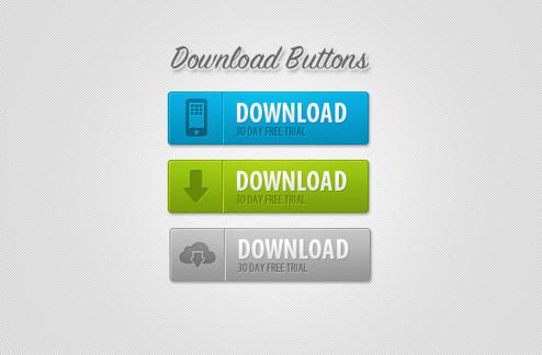 Clean Download Buttons