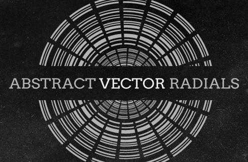 Abstract Vector Radials Collection