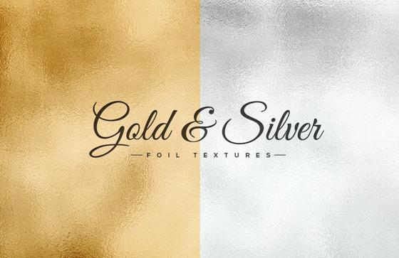 Gold & Silver Foil Textures