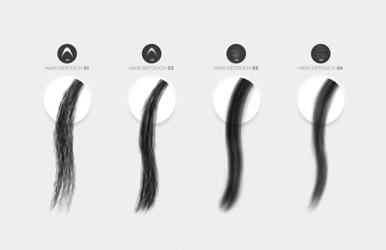 Hair Retouching Brushes 2
