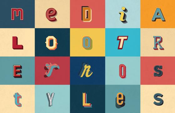 20 Illustrator Retro Graphic Styles 2