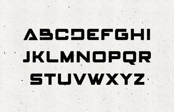 Kirlian Free Industrial Font