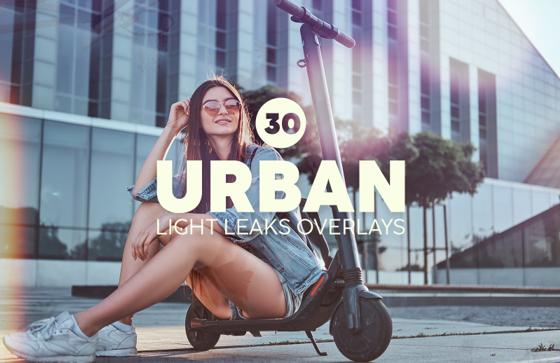 Urban Light Leaks Photo Overlays