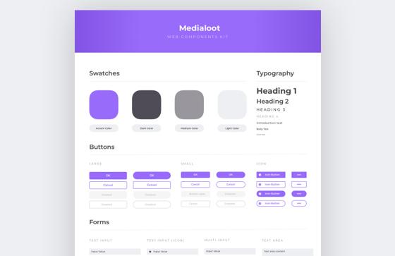 Medialoot Web Components Kit 2