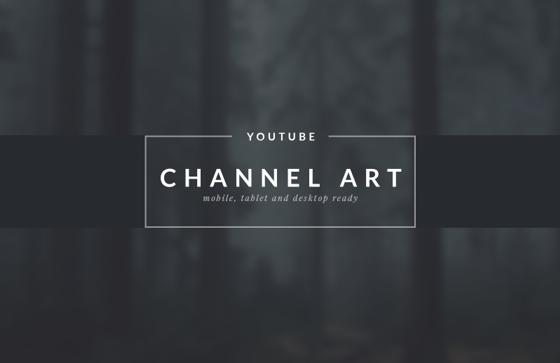 YouTube Channel Art Templates 1