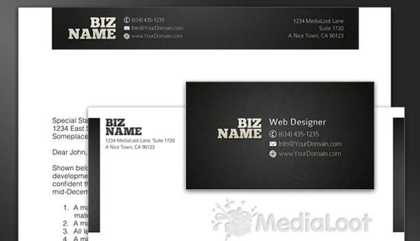 Two Free Corporate Identity Sets (Basic Style & Ultra-Minimal)