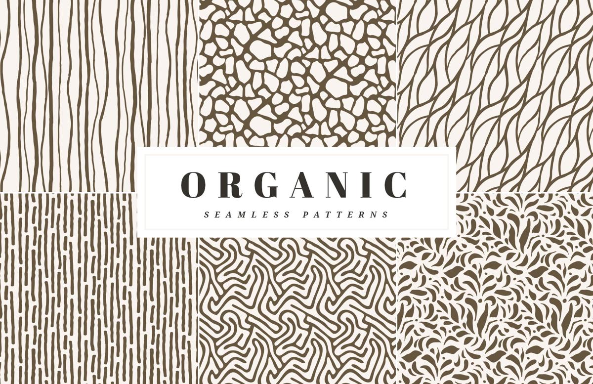 Free Organic Seamless Vector Patterns